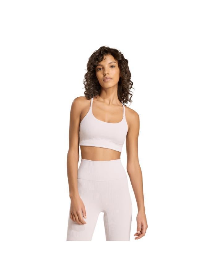 adidas All Me Light Support Rib Bra Long Line Bra - Image 1